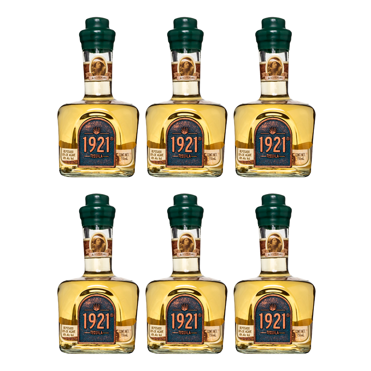 1921 Reposado 750ml Caja 6pz